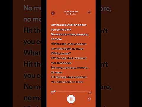 Hit The Road Jack ~ Ray Charles #music #spedup #spedupsongs #viral #tiktok #speed #hittheroadjack #l