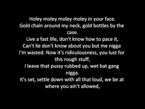 Kid Ink Holey Moley Lyrics On Screen (Produced by The Aresenals)