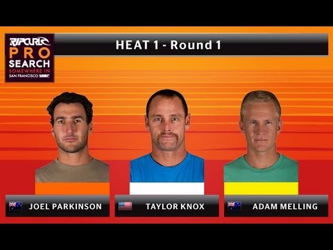 Round 1 - Heat 1: Melling vs. Knox vs. Parkinson