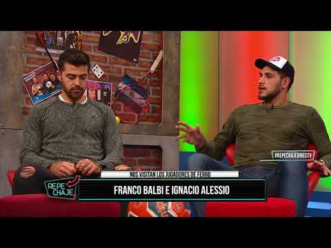 Franco Balbi e Ignacio Alessio, jugadores de Ferro Básquet, en REPECHAJE