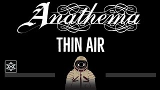 Anathema • Thin Air (CC) (Remastered Video) 🎤 [Karaoke] [Instrumental Lyrics]