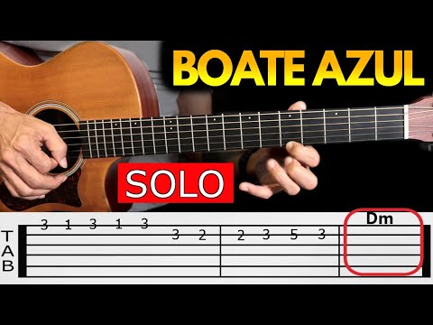 SOLO BOATE AZUL on guitar - Only 2 strings - Prof. Sidimar Antunes🎸