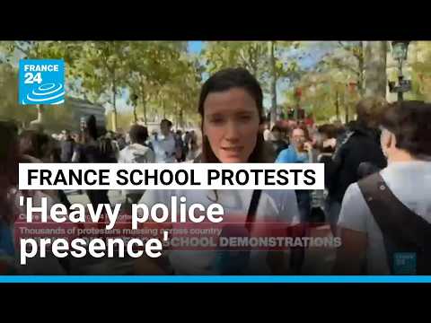 'Heavy police presence' as students set to march in Paris
