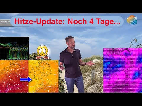 Heat update: Four more days of heat in the south. Then significantly cooler and some heavy rain u...