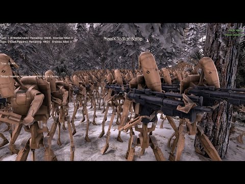 20000 DARK PALADINS VS 19000 B1BATTLEDROIDS - Ultimate Epic Battle Simulator 2 UEBS2