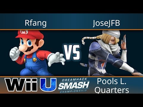Dreamhack Atlanta 2017 - Rfang (Mario) vs JoseJFB (Falcon) - Smash 4 Pools L. Quarters