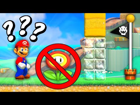 Mario Maker 2 aber ich DARF KEINE POWER-UPS SAMMELN!