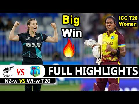 West Indies W Vs New Zealand W Full Highlights Icc T20 World Cup In England 2026 | WI Vs NZ