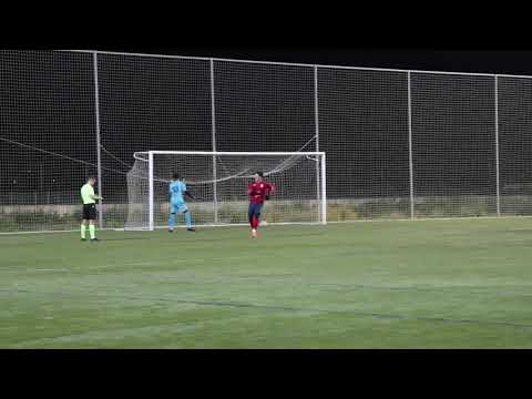 Penalti transformado por el Villalonga C.F. perteneciente a la tanda de desempate vs C.E. La Font