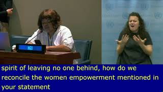 Kim Windvogel's Intervention at HLPF 2019: http://webtv.un.org