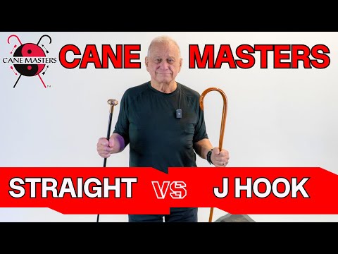 How to Choose The Right Walking Cane? Straight Cane vs J Hook Cane (Tutorial & Comparison)