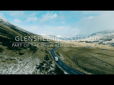 Scotland's Incredibly Scenic Snow Route (A93-Cairngorms, Scotland)