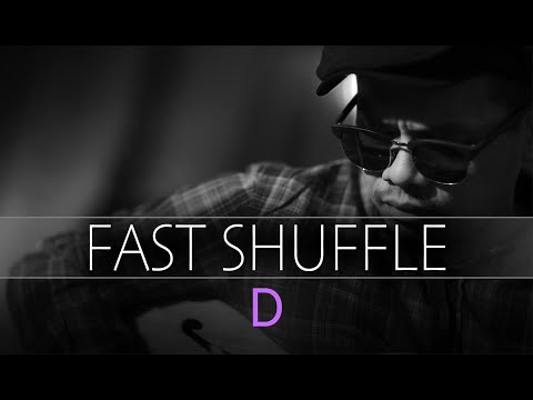 Blues Backing Track Jam - Ice B. Chicago Blues - Fast Shuffle in D