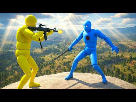 NPC Wars with Active Ragdoll Dudes #10 Euphoria Physics
