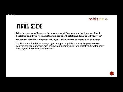 Respecting Separation of Concerns in Web Development in German Federal Office