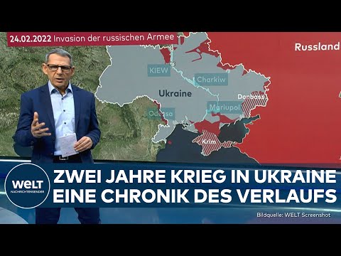 PUTINS KRIEG: Zwei Jahre Krieg! Erfolge und Niederlagen gegen Russland - Eine Chronik in der Ukraine