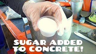 Sugar Added To Concrete? - Mix - Vlog # 266