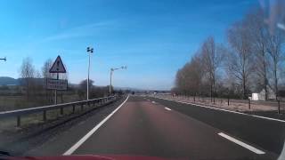 April Drive From Broxden Junction To Visit Auchterarder Perthshire Scotland