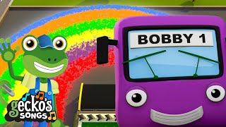 Learn Colors with Bobby the Bus! 🚌🌈 | Gecko's Garage 🚚 | Cartoons For Kids | Toddler Fun Learning