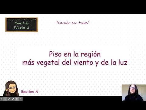 "Canción con todos" Arr. J. Ismael Coca A.- Pronunciation