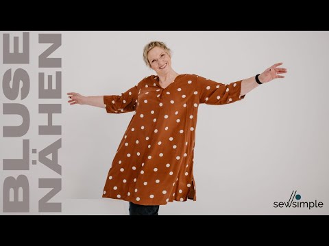 Bluse nähen mit Schnittmuster FENNER