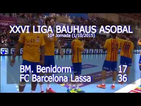 LIGA BAUHAUS ASOBAL J10 BM. Benidorm - FC Barcelona Lassa 17 - 36