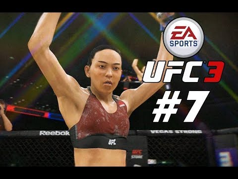 UFC 3 Women's Strawweight Career Mode Walkthrough Part 7 - RIVAL FIGHT!