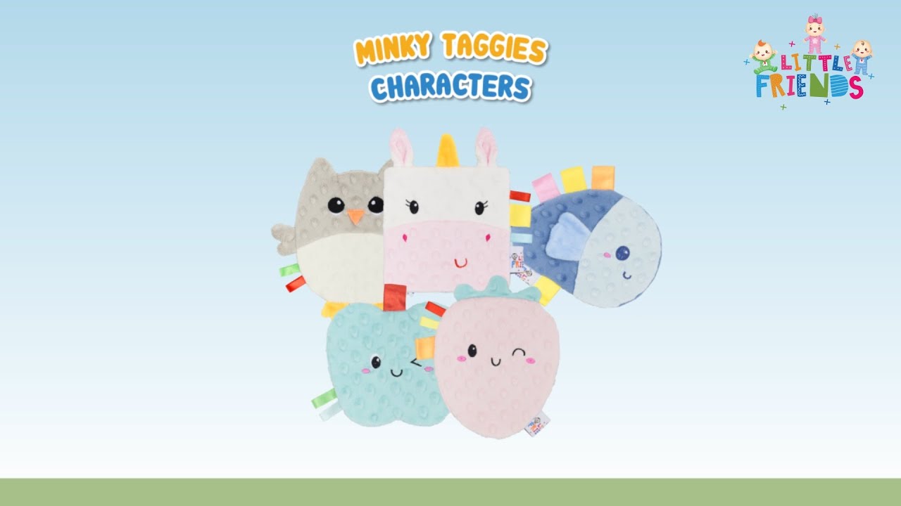 Minky Taggies Character Owl LFT1110