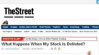 What Happens To Stock After Delisting?