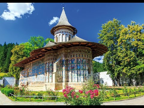#100 Bucovina - Romania 💙💛❤️ Mănăstirea Voroneț, Traseu Gura Humorului - Voroneț, cazare in zonă.