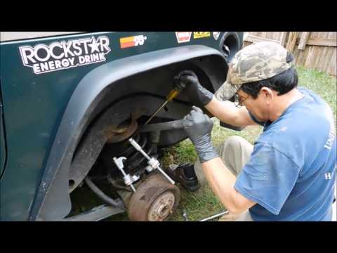 Jeep Tj 2.5 inch Rough Country Lift Install