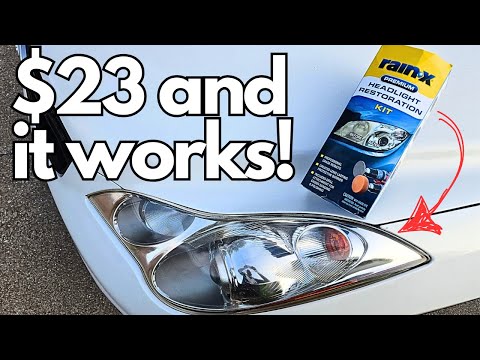 RESTORING HEADLIGHTS FOR UNDER $25: Rain-X Headlight Restoration Kit works