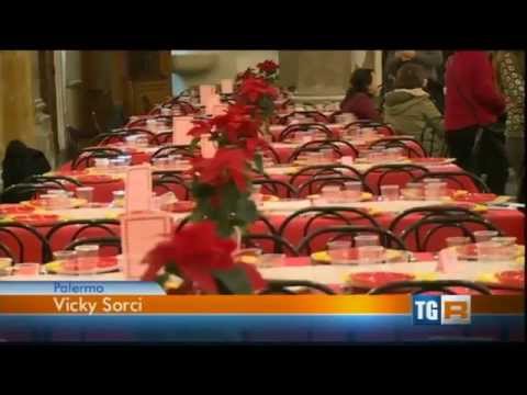 Pranzo di Natale 2014 a Palermo - TGR Sicilia 25.12.14