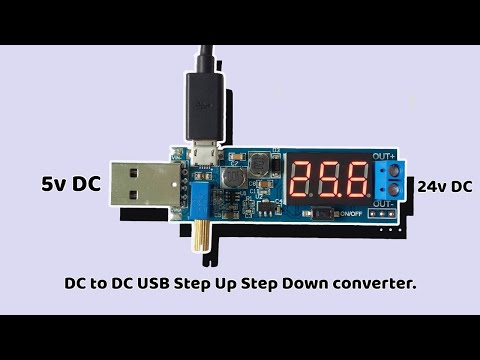 Testing Out XY-UP 5v to 24v USB boost/buck converter