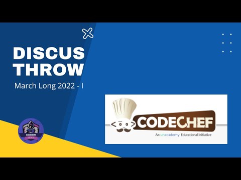 Discus Throw Problem Code Discus Codechef Solution Python3