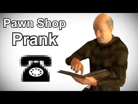 Jauffre Calls Jewelry Stores for the Amulet of Kings - Oblivion Prank Call
