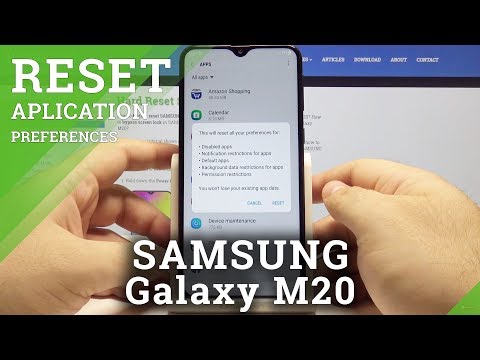 How to Reset App Preferences in SAMSUNG Galaxy M20 - Reset App Settings