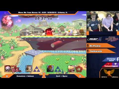 [SMYM16]Kumatora + Salmon vs. Dart! + Bpow PM Doubles