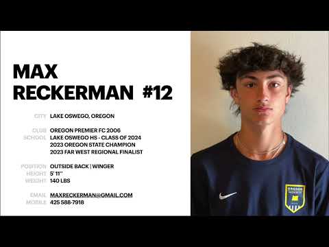 Max Reckerman Highlight Reel 2023