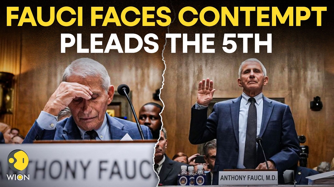 LIVE: Senate Committee Holds Fauci in Contempt Over Fifth Amendment | WION