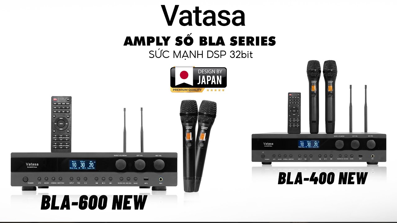 Video sản phẩm Amply Số Vatasa Bla400 New
