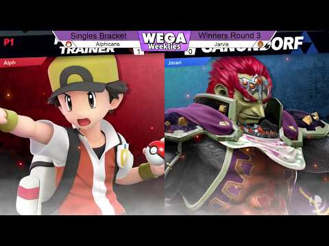 WU3 - WR3 - Alphicans (Pokemon Trainer) vs Jarvis (Ganondorf)