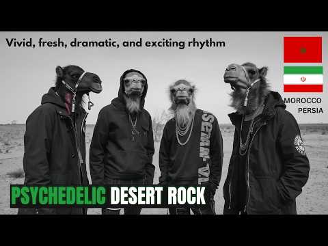 Moroccan & Persian 70s Desert Rock Mix – Psychedelic Deep Bass Grooves for Work & Relaxation