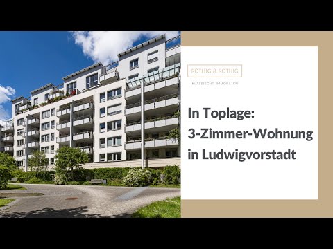 NEU IM VERKAUF: 3-Zimmer-Wohnung in Toplage am Südfriedhof in München-Ludwigvorstadt
