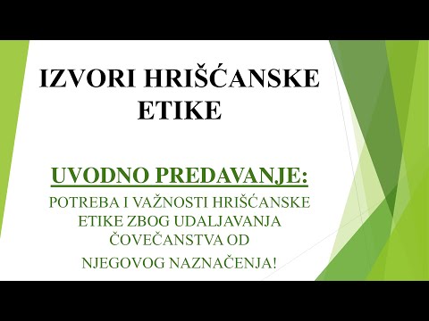 01. HRIŠĆANSKA ETIKA - IZVORI NORME I POLAZIŠTA - UKRATKO O UČENJU HRIŠĆANSKE ETIKE I NJENOJ PRIRODI