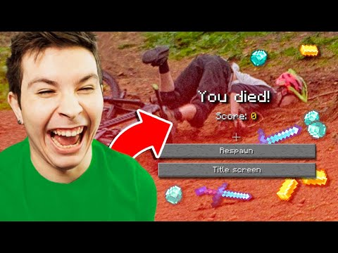 Trolero's Minecraft Challenge: Laugh = Game Over!?