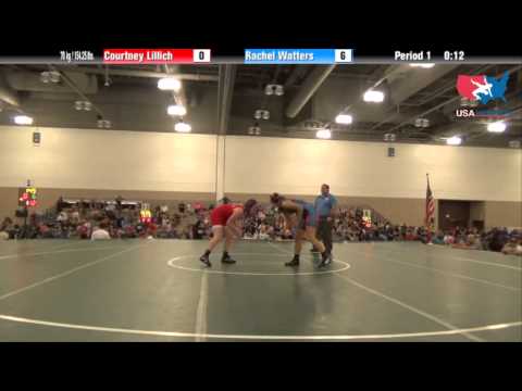 FILA Cadet 70 kg / 154.25 lbs. - Courtney Lillich vs. Rachel Watters