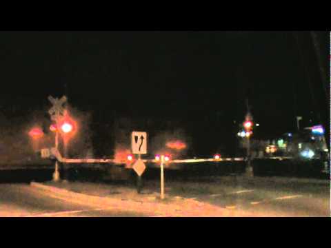 Midnight Freight Train to East County San Diego (02285) 1/17/2011