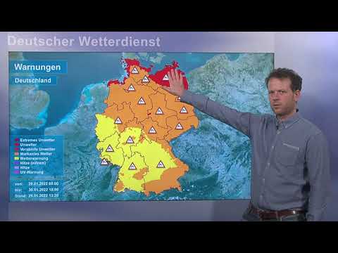 29.01.2022 Unwetterinformation - Deutscher Wetterdienst (DWD)