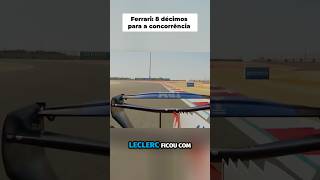 Leclerc 0.8s Mais Rápido: Ferrari Mandou o Recado! #f1 #formula1 #shorts